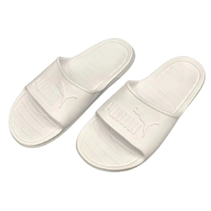 dép trong nhà Puma Divecat V2 Unisex Slides All White đẹp