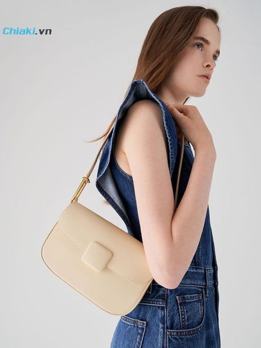 Túi xách Charles & Keith Koa Square Push-Lock Shoulder Bag