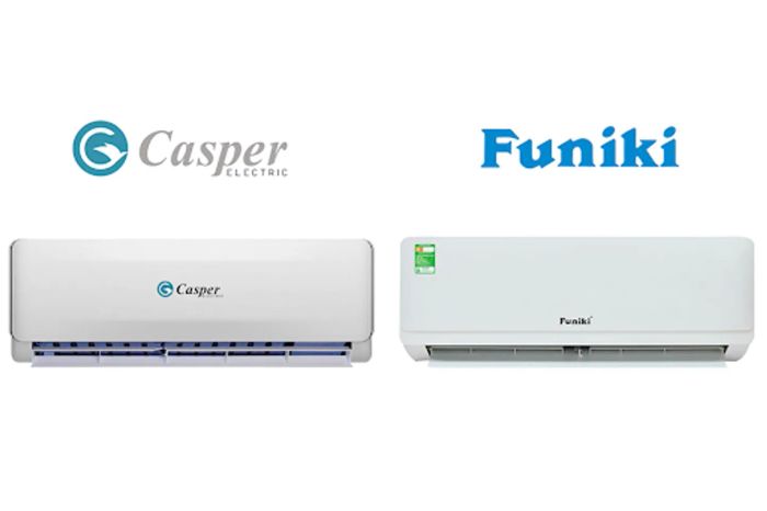So sánh điều hòa của Casper và Funiki