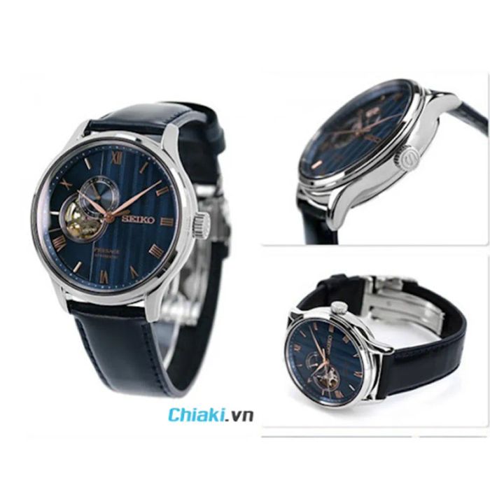 Đồng Hồ Cơ Lộ Máy Seiko SSA421J1 Kính Sapphire