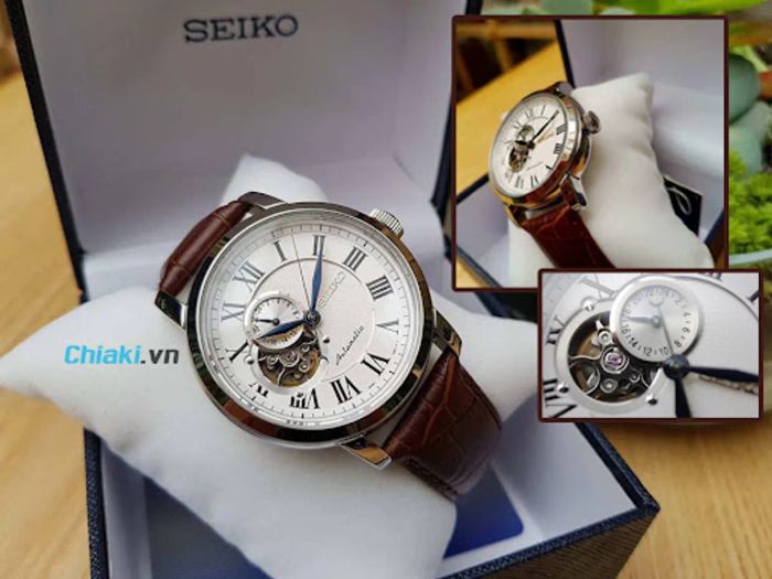 Đồng Hồ Seiko SSA231K1 Thiết Kế Lộ Van Tim