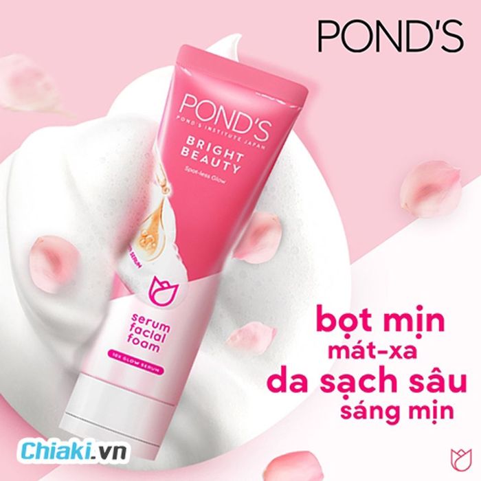 Sữa Rửa Mặt Pond Hồng Age Miracle Ngăn Lão Hóa 100g