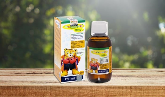 Siro Fitobimbi Ferro C bổ sung sắt, kẽm và vitamin C 200 ml