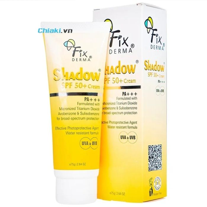 Kem chống nắng Fixderma Shadow Cream SPF 50+