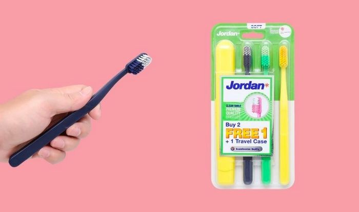 Bộ 3 bàn chải đánh răng Jordan Clean Smile lông mềm