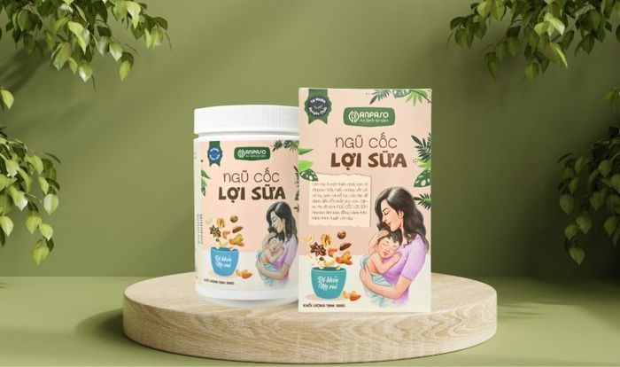 Ngũ cốc lợi sữa Anpaso hũ 500g (dành cho mẹ sau sinh và cho con bú)