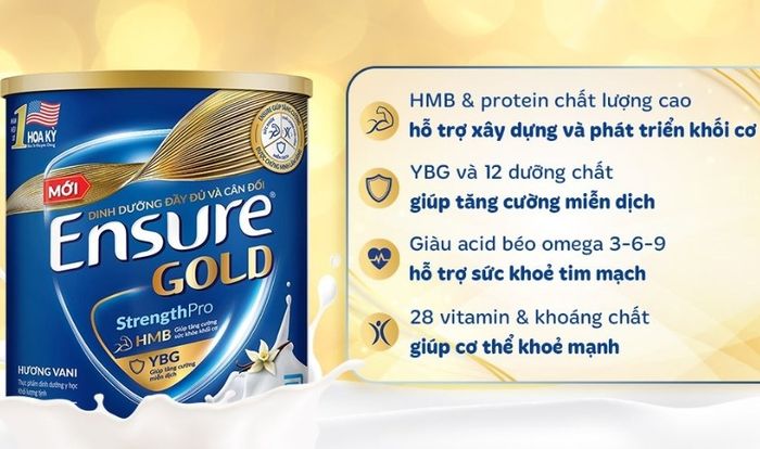 Ensure Gold StrengthPro 400g - Sữa bột dành cho người lớn