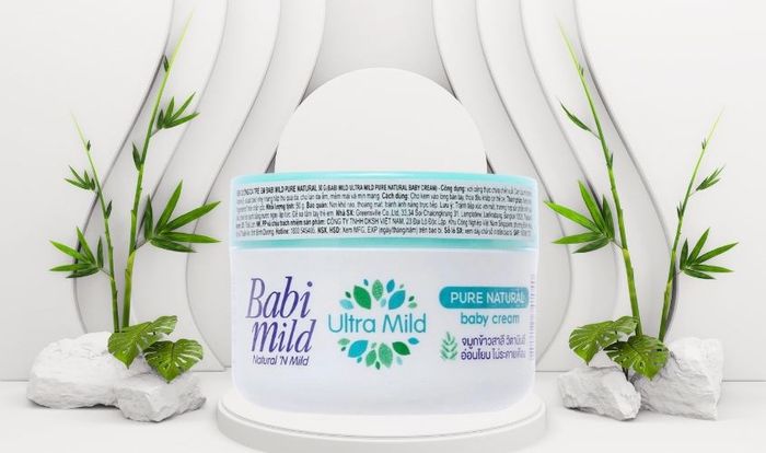 Kem dưỡng da cho bé Babi Mild Pure Natural