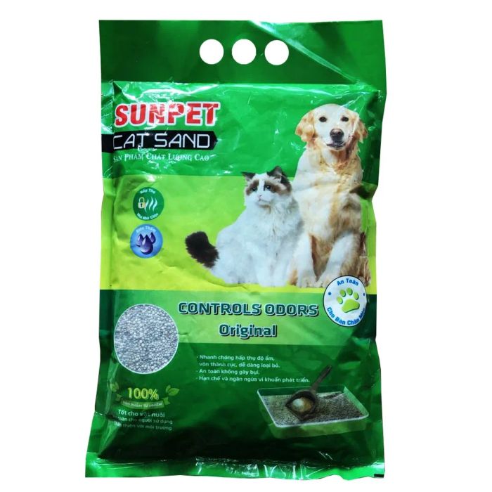 Sunpet - Loại cát vệ sinh cho mèo có giá cực kỳ phải chăng trên thị trường