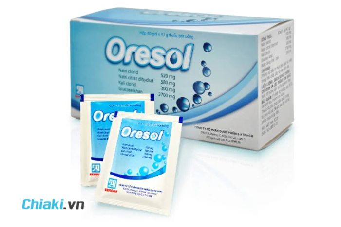 Dùng Oresol cho chó bị tiêu chảy