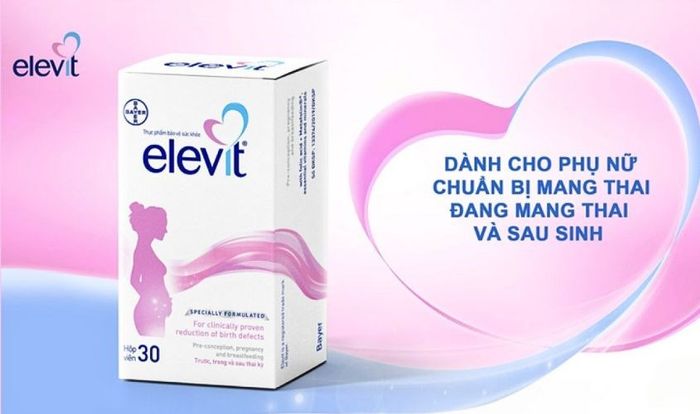 Viên uống Elevit cung cấp vitamin và khoáng chất 30 viên