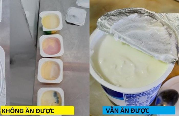 Sữa chua đã hết hạn vẫn có thể sử dụng nếu không có biểu hiện bị hỏng hoặc nấm mốc