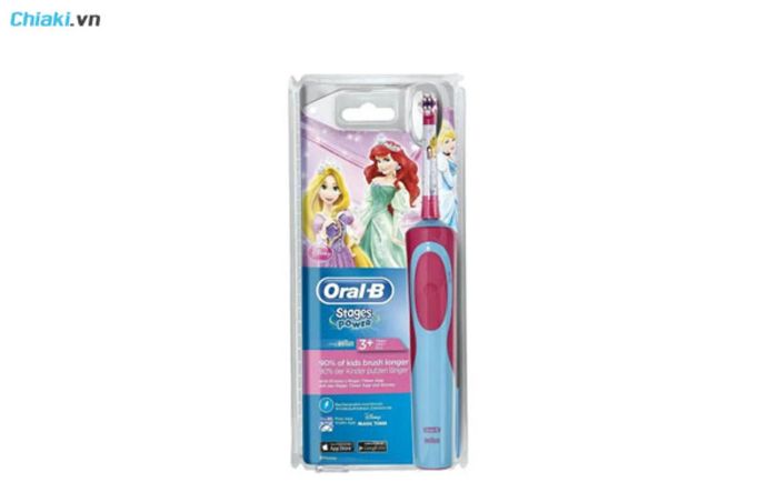 bàn chải điện Oral-B Stages Power dành cho bé gái