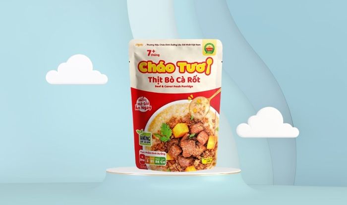 Cháo tươi Cây Thị vị thịt bò, cà rốt 240g