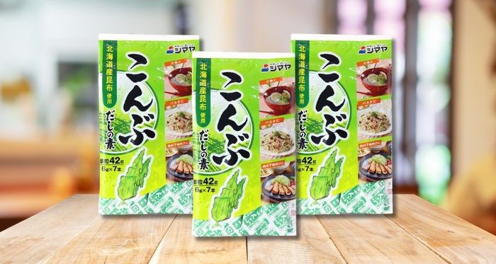 Hạt nêm Dashi Shimaya tảo bẹ kombu gói 42g