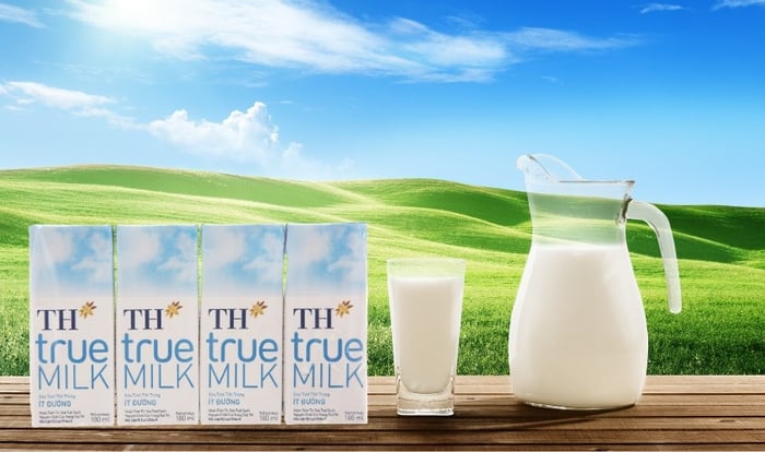 Lốc 4 hộp sữa tươi tiệt trùng TH true MILK ít đường 180 ml (từ 1 tuổi)