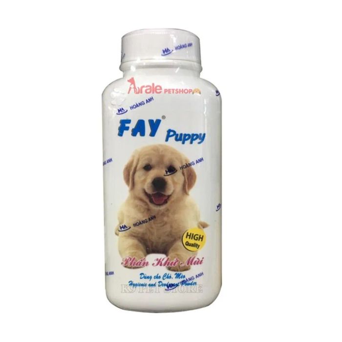 Phấn tắm khô Fay Puppy - sữa tắm cho chó được nhiều người yêu thích