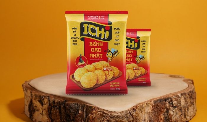 Bánh gạo Nhật Ichi vị Shouyu mật ong 180g