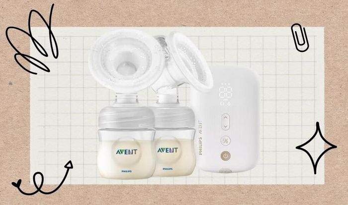 Máy hút sữa điện đôi Philips Avent Eureka Plus SCF394.11 thật không chứa BPA độc hại