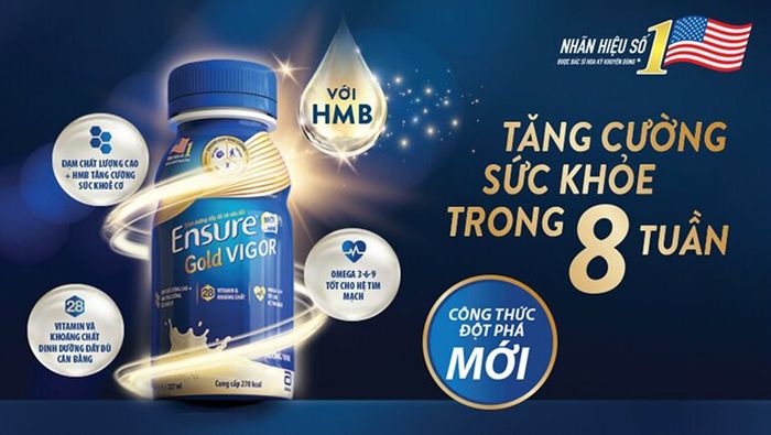 Thùng 24 chai sữa bột pha sẵn Ensure Original hương vani 237 ml