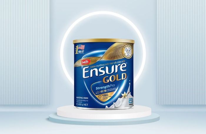 Sữa bột người lớn Ensure Gold StrengthPro hương vani 400g