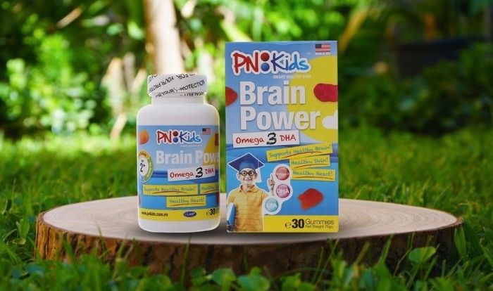 Viên nhai PN Kids Brain Power Omega 3 DHA bổ não 30 viên (từ 3 tuổi)