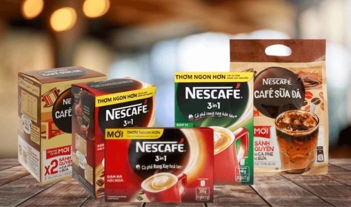 Dòng sản phẩm cà phê từ thương hiệu Nestle