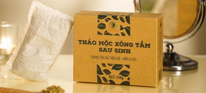 Thảo mộc xông tắm Wonmom khử mùi, giải độc 50g