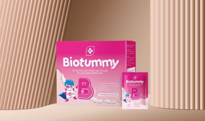 Men vi sinh Kentek Biotummy hỗ trợ giảm nguy cơ rối loạn tiêu hóa 30 gói