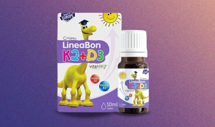 Siro LineaBon K2+D3 hỗ trợ hấp thu canxi 10 ml (phù hợp từ 0 tháng tuổi)