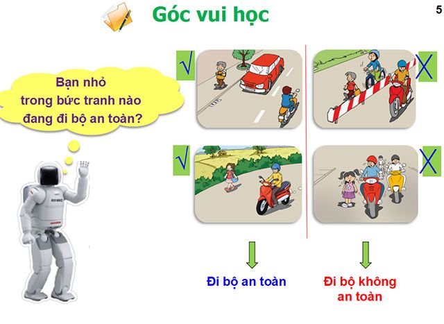 Bài giảng PowerPoint về An toàn Giao thông cho học sinh lớp 4