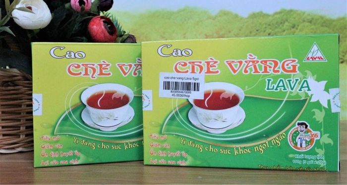 Cao chè vằng từ Lava