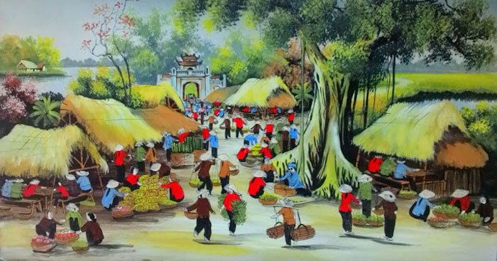 Miêu tả một phiên chợ theo trí tưởng tượng của em