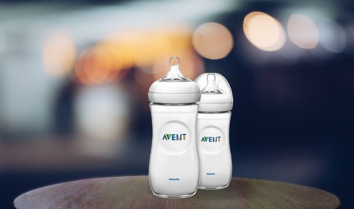 Bộ 2 bình sữa nhựa PP Philips Avent SCF696/23 cổ rộng 330 ml (từ 6 tháng)