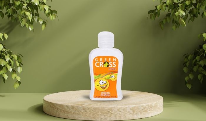 Gel rửa tay khô Green Cross dành cho trẻ em, hương cam, chai 100 ml
