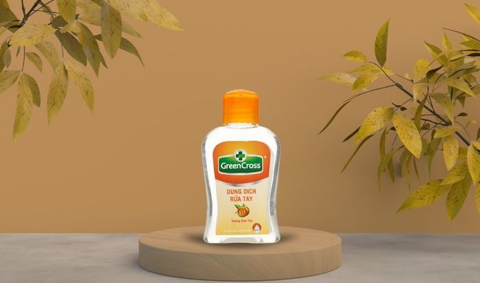 Nước rửa tay khô Green Cross hương dưa táo, chai 250 ml
