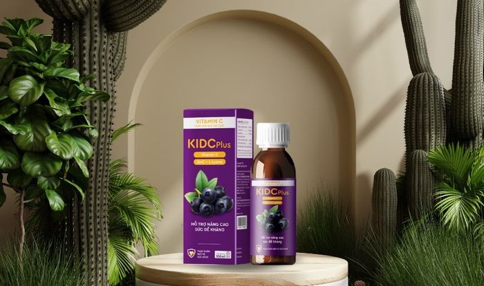 Siro Kentek KIDCPlus hỗ trợ tăng cường hệ miễn dịch 100 ml (từ 3 tuổi)