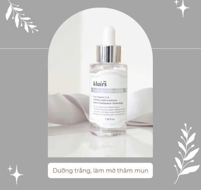 Công dụng của serum Klairs Freshly Juiced Vitamin Drop