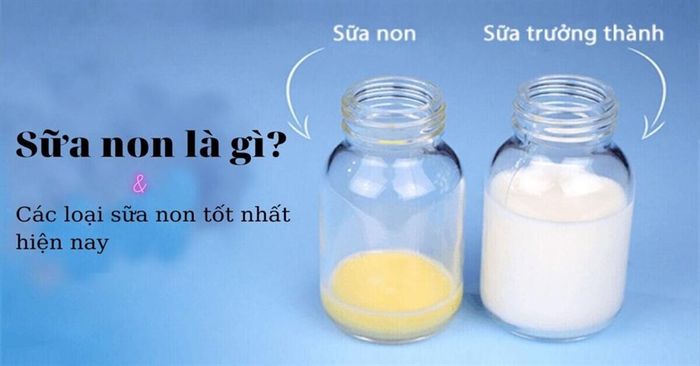 Phân biệt sự khác biệt giữa màu sữa non và sữa thông thường. Nguồn hình ảnh từ bác sĩ Phạm Quang Nhật