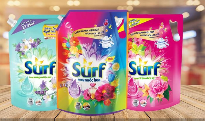 Nước giặt Surf có giá cả phải chăng