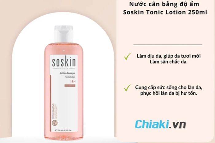 Review Nước cân bằng độ ẩm cho da của Pháp Soskin Tonic Lotion