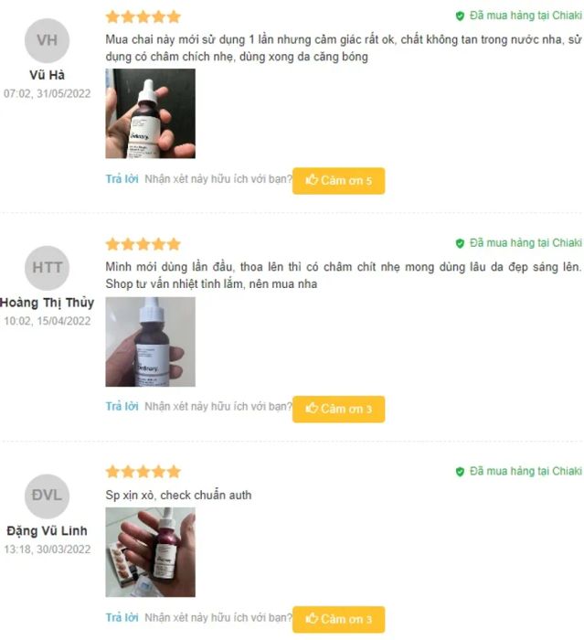 Đánh giá về Tẩy tế bào chết BHA The Ordinary Aha 30% + Bha 2% Peeling Solution