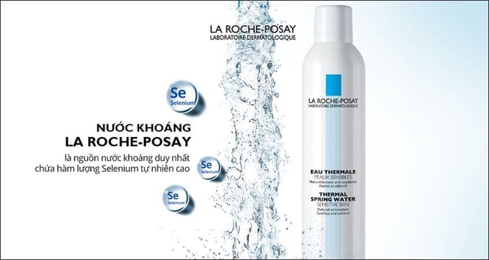 Xịt khoáng La Roche Posay trắng phù hợp với mọi loại da