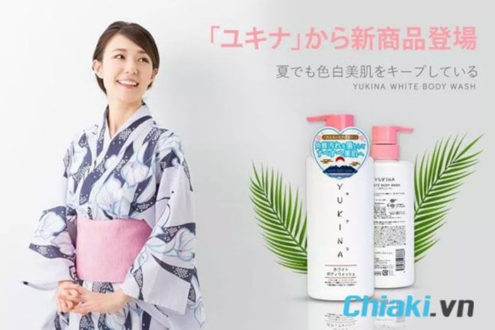 Sữa tắm trắng da Yukina White Body Wash