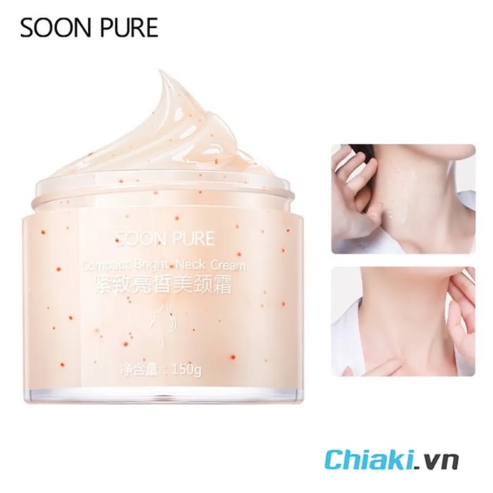 Kem dưỡng làm sáng da vùng cổ Soon Pure