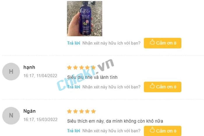 Đánh giá sản phẩm Toner Christian Lenart Eclatante từ người dùng