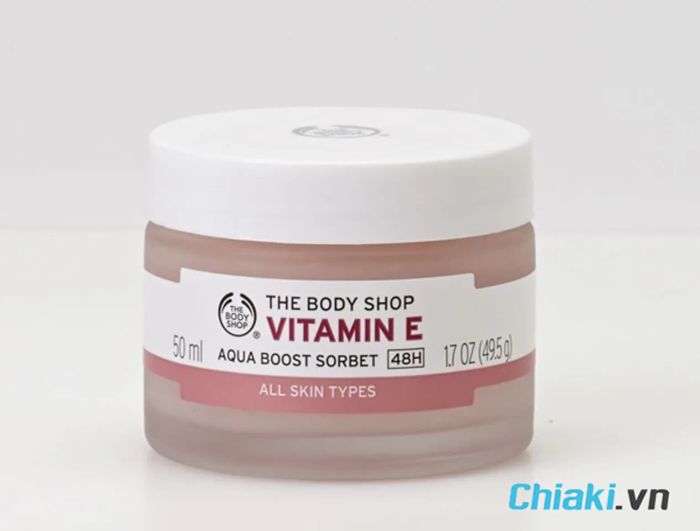 Kem dưỡng ẩm vitamin E Aqua Boost Sorbet của The Body Shop