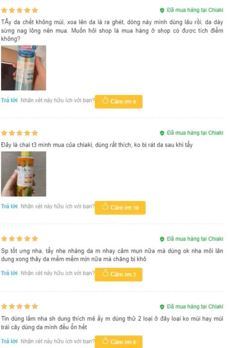 Đánh giá về sản phẩm Tẩy tế bào chết BHA giá bình dân Detclear Bright & Peel Của Nhật