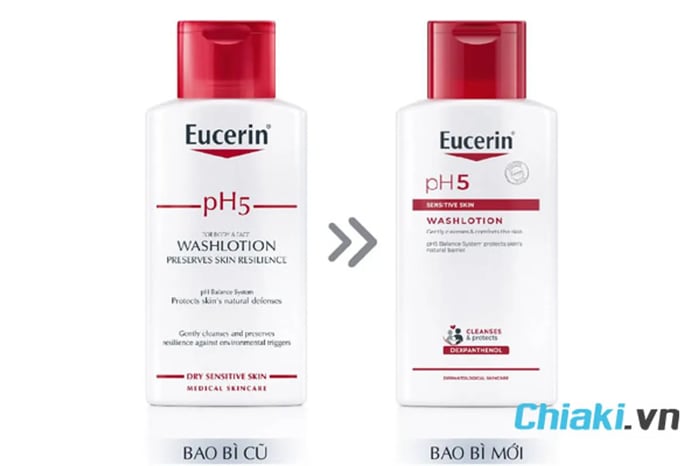 Sữa tắm thơm lâu, dạng gel cho da nhạy cảm Eucerin PH5 Washlotion