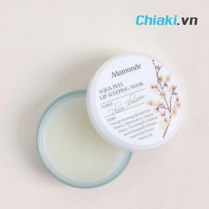 Mặt nạ ủ môi Mamonde Aqua Peel Lip Mask Plum Blossom